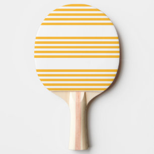 Sunny gult och vit fem rand mönster pingisracket