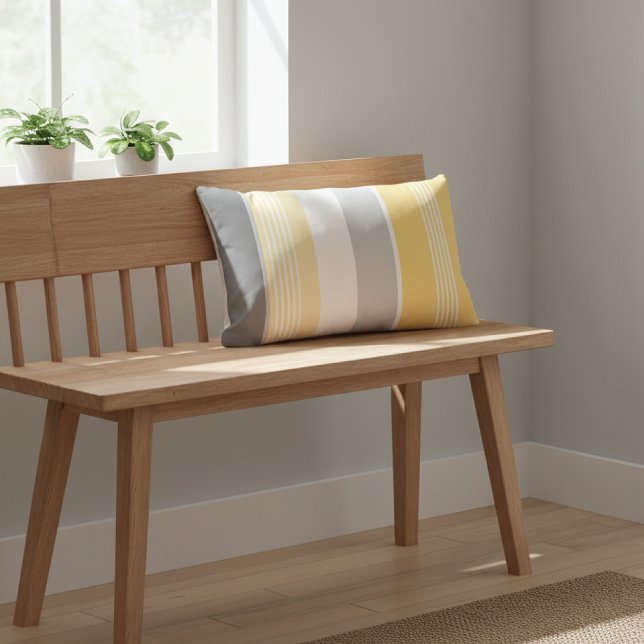 Sunny Gult Rand Lumbarkudde (Skapare uppladdad)