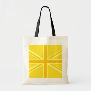Sunny Gult Union Jack British Flagga Decor Tygkasse
