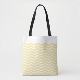 Sunny gult Zigzag Mönster Crossbody Bag Tygkasse