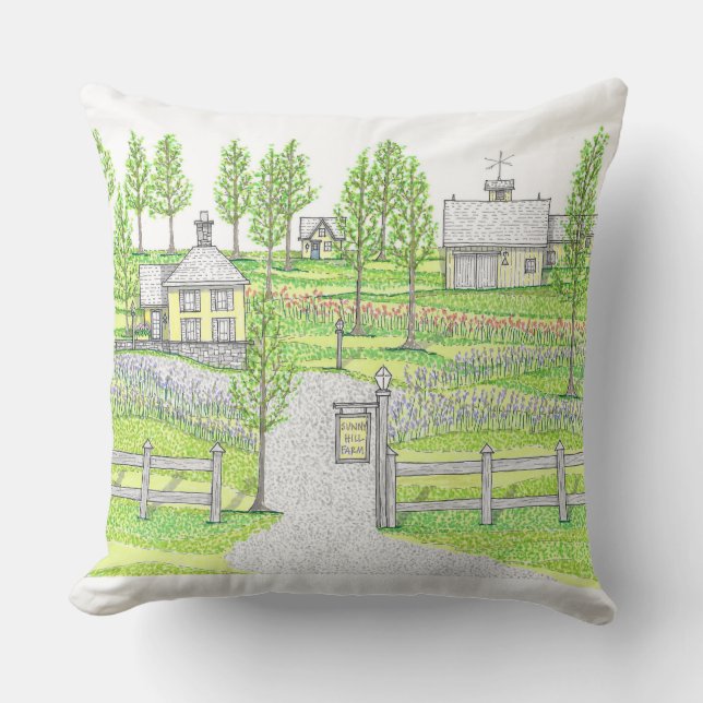Sunny Hill Farm Stor Inomhus Kudd Kudde (Framsida)