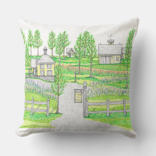 Sunny Hill Farm Stor Kastkudde med Gult Kudde