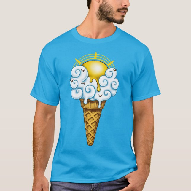 Sunny Ice Cream T Shirt (Framsida)