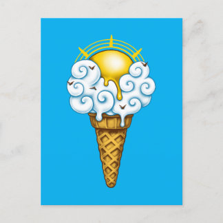 Sunny Ice Cream Vykort