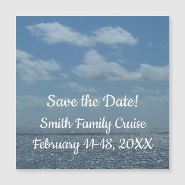 Sunny Karibiska havets blåhav (Framsida)