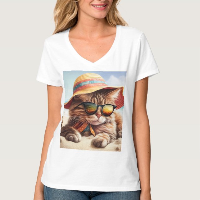 Sunny Kattunge T Shirt (Framsida)