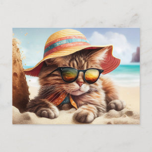 Sunny Kattunge Vykort