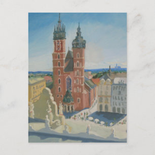 Sunny Krakow Cathedral Vykort