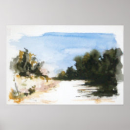 SUNNY LANTRYSIDE I TUSCANY POSTER