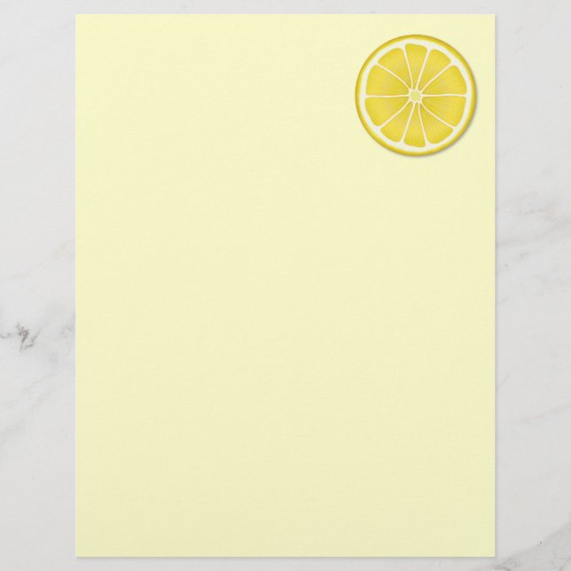 Sunny Lemon Stationery (Framsida)