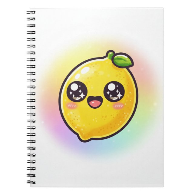 Sunny Lemon Vibes Journal Anteckningsbok (Framsidan)
