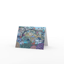 Sunny liggande, mappat anteckningskort