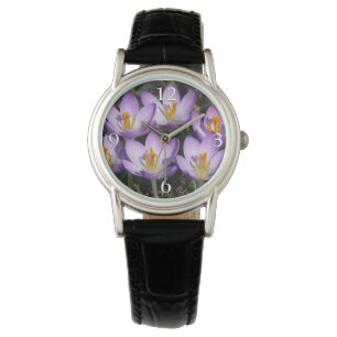 Sunny Lila Crocuses Armbandsur