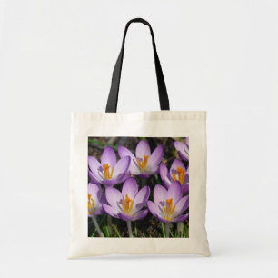 Sunny Lila Crocuses Tygkasse
