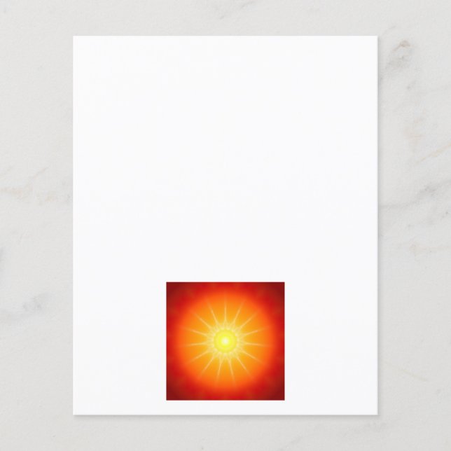 sunny mandala flyer (Framsidan)