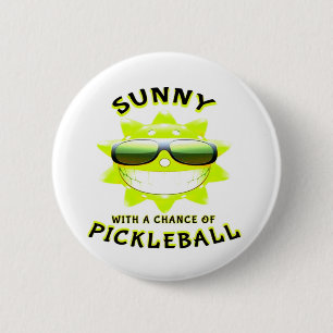 Sunny med en PickleBall-chans Knapp