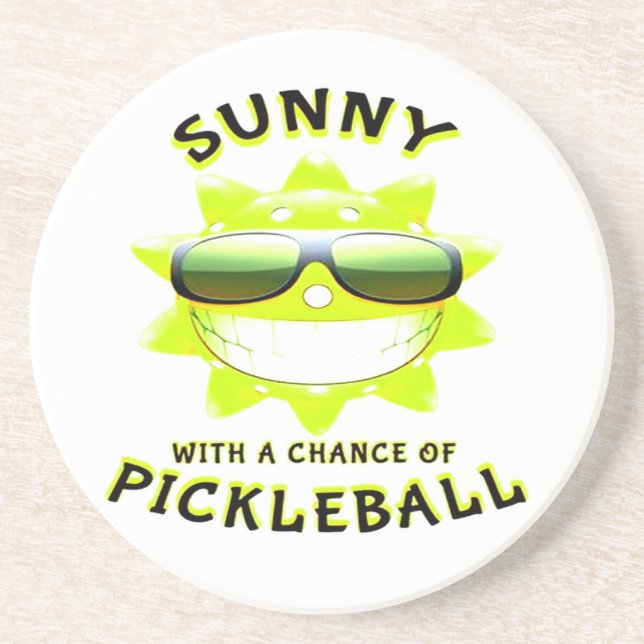Sunny Med PickleBall-chans Underlägg (Framsidan)