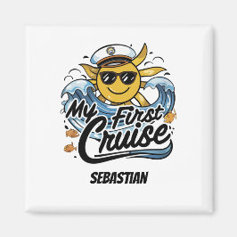 Sunny My First Cruise Personlig Magnet