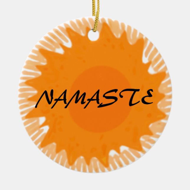 Sunny Namaste - Yoga Ornament (Framsidan)