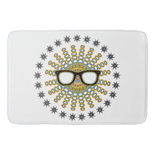 Sunny Nerd Glasses + din backgr. & idéer Badrumsmatta