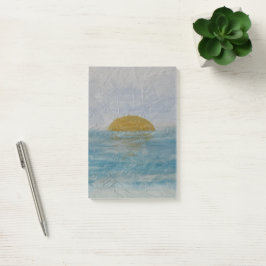 Sunny Ocean Watercolor Post it Notes Post-it Block
