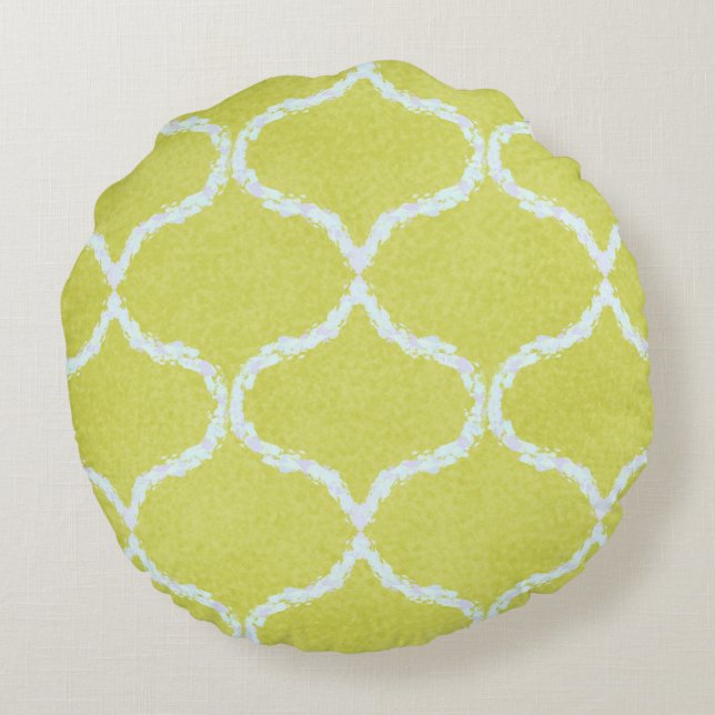 Sunny Ogee Rund Kudde (Baksidan)