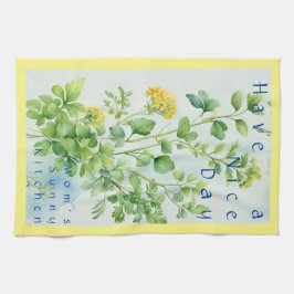 Sunny Örter Kitchen Towel Kökshandduk