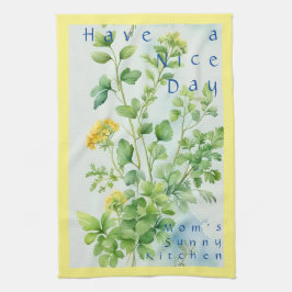 Sunny Örter Kitchen Towel Kökshandduk