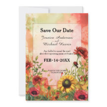 🌻 Sunny Petals & Scarlet Blooms