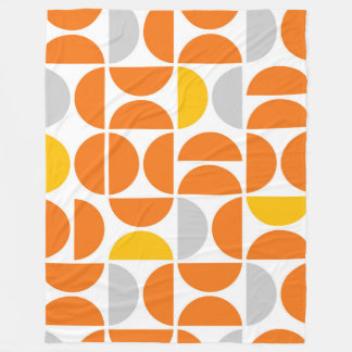 Sunny plattor i mitten av århundradet fleecefilt