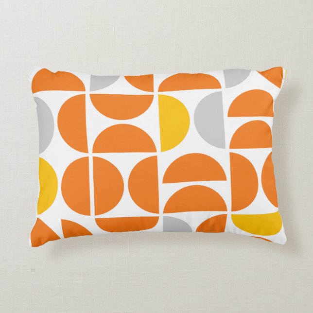 Sunny plattor i mitten av århundradet prydnadskudde (Framsidan)