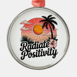 Sunny positiv scen julgransprydnad metall