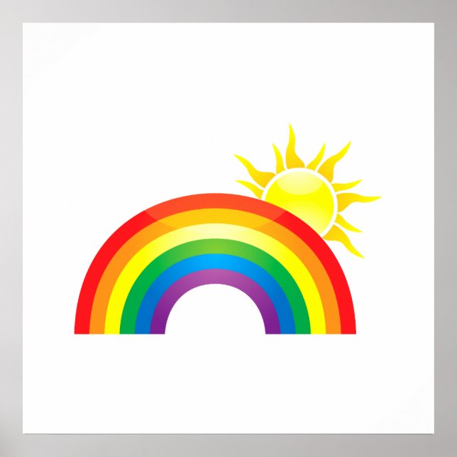 Sunny Rainbow Poster (Framsidan)