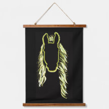 Sunny reflektion av en häst