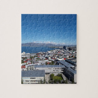 Sunny Reykjavik Puzzle, 8 tum x 10 tum, 110 delar Pussel