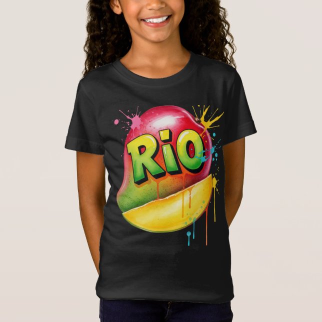 Sunny Rio, Mango, av Natasha Us T Shirt (Framsida)