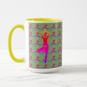 Sunny Roligt Yoga Design’ Combo Coffee Mugg/Kopp Mugg