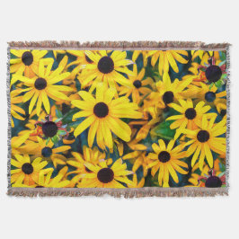 Sunny Rudbeckia Black-Eyed Susan Filt