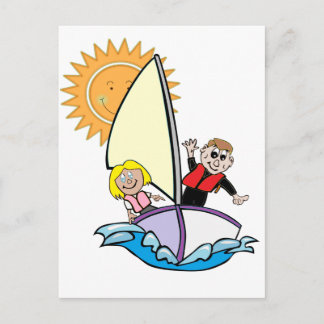 Sunny Sailing Vykort