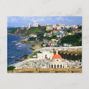 Sunny San Juan Puerto Rico Vykort