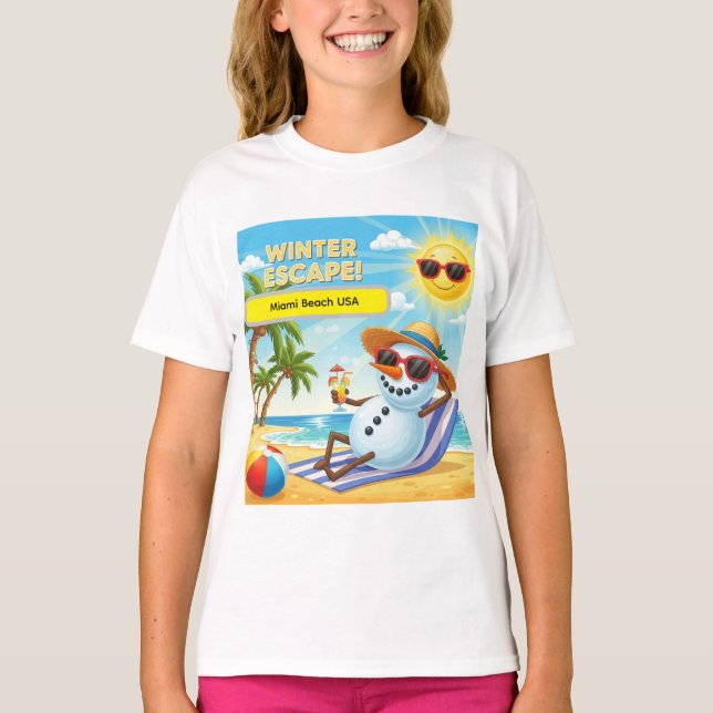 Sunny Sands Resort T Shirt (Framsida)