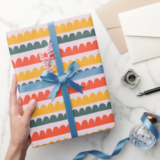 Sunny Scallops Presentpapper (Gifting)