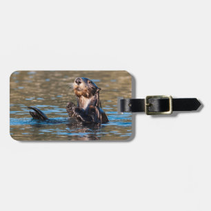 Sunny Sea Otter Bagagebricka