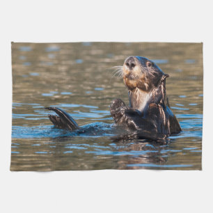Sunny Sea Otter Kökshandduk