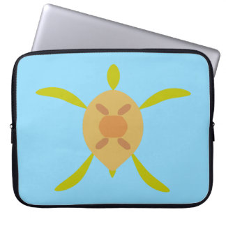 Sunny Sea Turtle Electronics Bag Laptop Fodral
