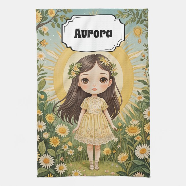 Sunny Sergranat Personlig Kökshandduk (Vertikal)