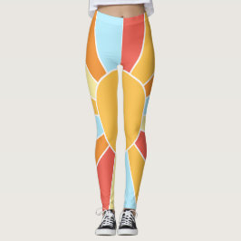 Sunny Shiny Sol Rays Design Leggings