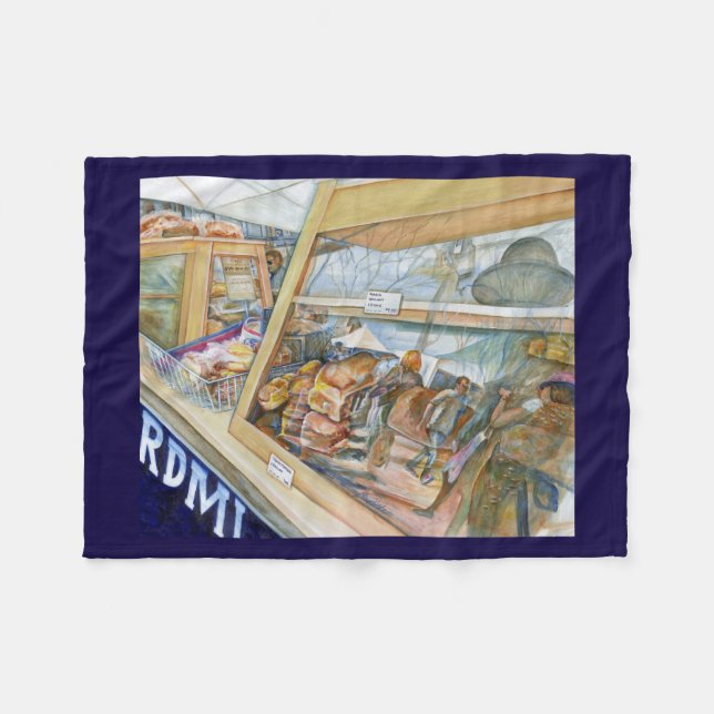 Sunny sida av galenskap fleecefilt (Framsidan (Horisontell))