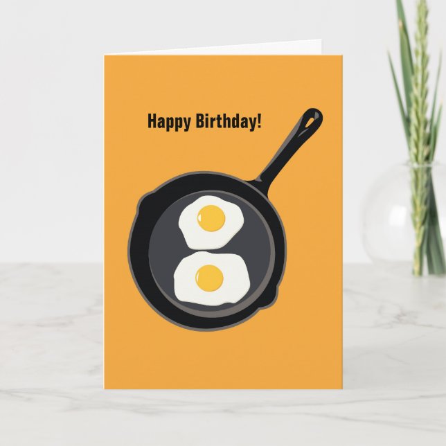 Sunny Side Up Birthday Card Kort (Framsida)