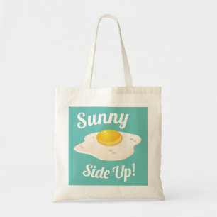 Sunny Side Up Fried Egg Bright Breakfast Tygkasse